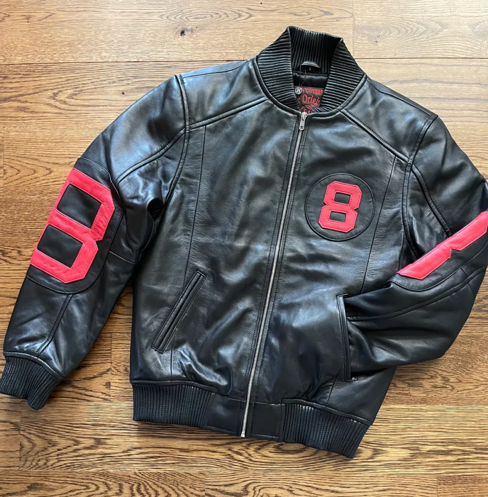 The Original 8 Ball Jacket Black Red 8BallJacket 002
