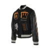 Men Off White Bomber Varsity Jacket 2