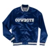 Dallas Cowboys Blue Varsity Jacket 1