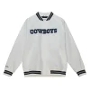 Dallas Cowboys Off White Varsity Jacket 1