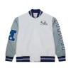Dallas Cowboys Team Burst Warm Up Varsity Jacket 1