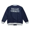 Dallas Cowboys Womens Blue Varsity Jacket 3