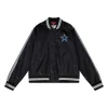 Dallas Cowboys Womens Raglan Black Varsity Jacket Jacket 1