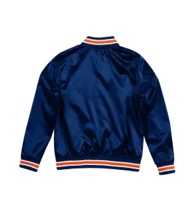 Womens Lightweight Satin Jacket Chicago Bears 1