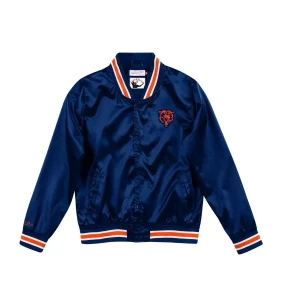 Womens Lightweight Satin Jacket Chicago Bears
