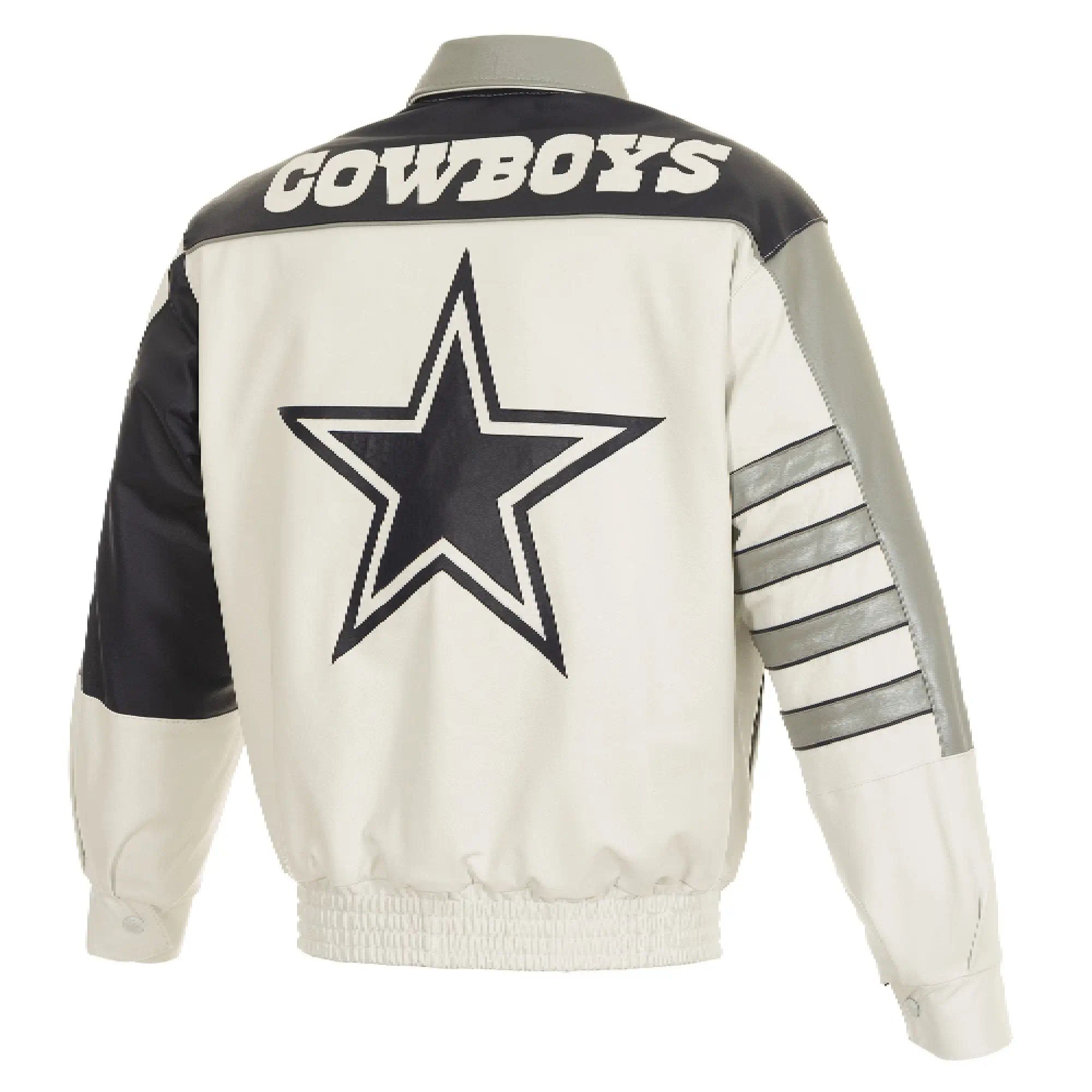 Alternative view of Dallas Cowboys Bomber Varsity Full Bomber Leather Jacket