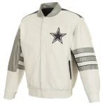 Dallas Cowboys Bomber Varsity Full Bomber Leather Jacket