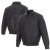 Dallas Cowboys Domestic Team Color Full Bomber Leather Varsity Jacket - Image 3