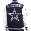 Dallas Cowboys Mashup Wool & Leather Varsity Jacket - Image 2
