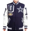 Dallas Cowboys Mashup Wool & Leather Varsity Jacket