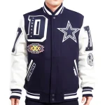 Dallas Cowboys Mashup Wool & Leather Varsity Jacket