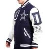 Dallas Cowboys Mashup Wool & Leather Varsity Jacket - Image 4