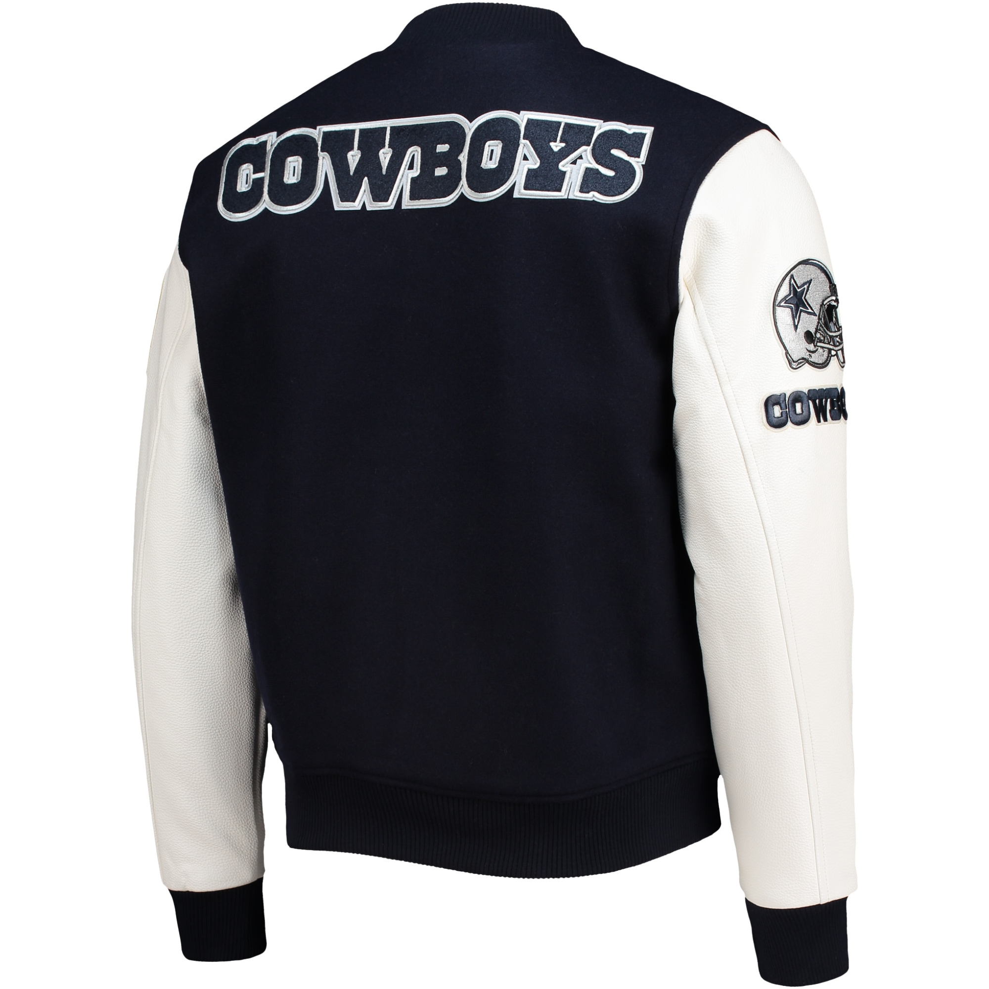 Alternative view of Dallas Cowboys Classic Wool & Leather Varsity Jacket