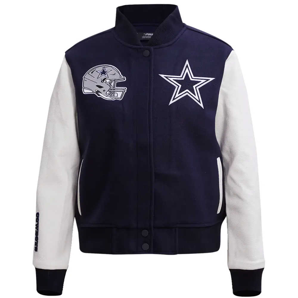 Dallas Cowboys Classic Team Players Wool & Leather Varsity Jacket