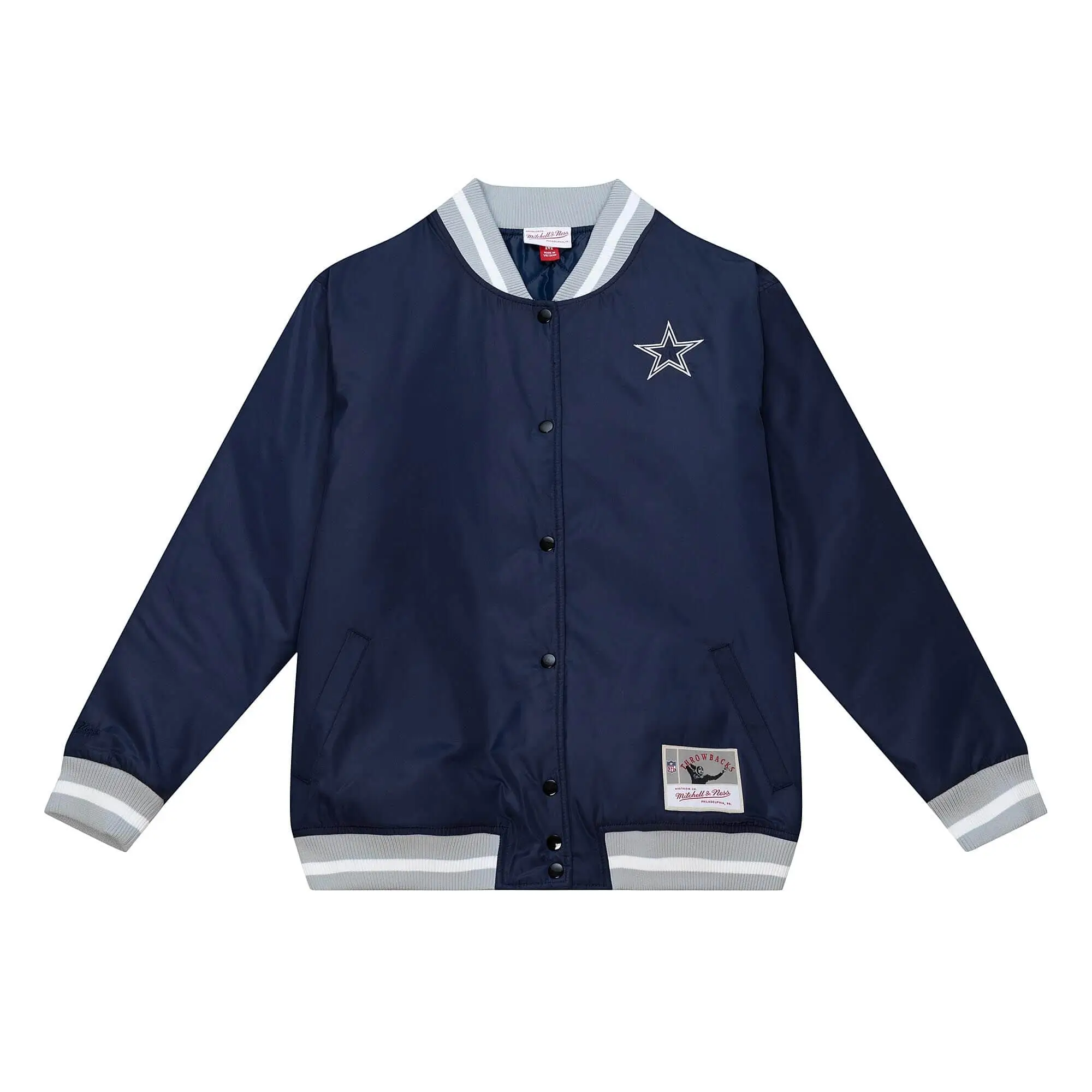 Dallas Cowboys Bomber Womens Blue Varsity Jacket