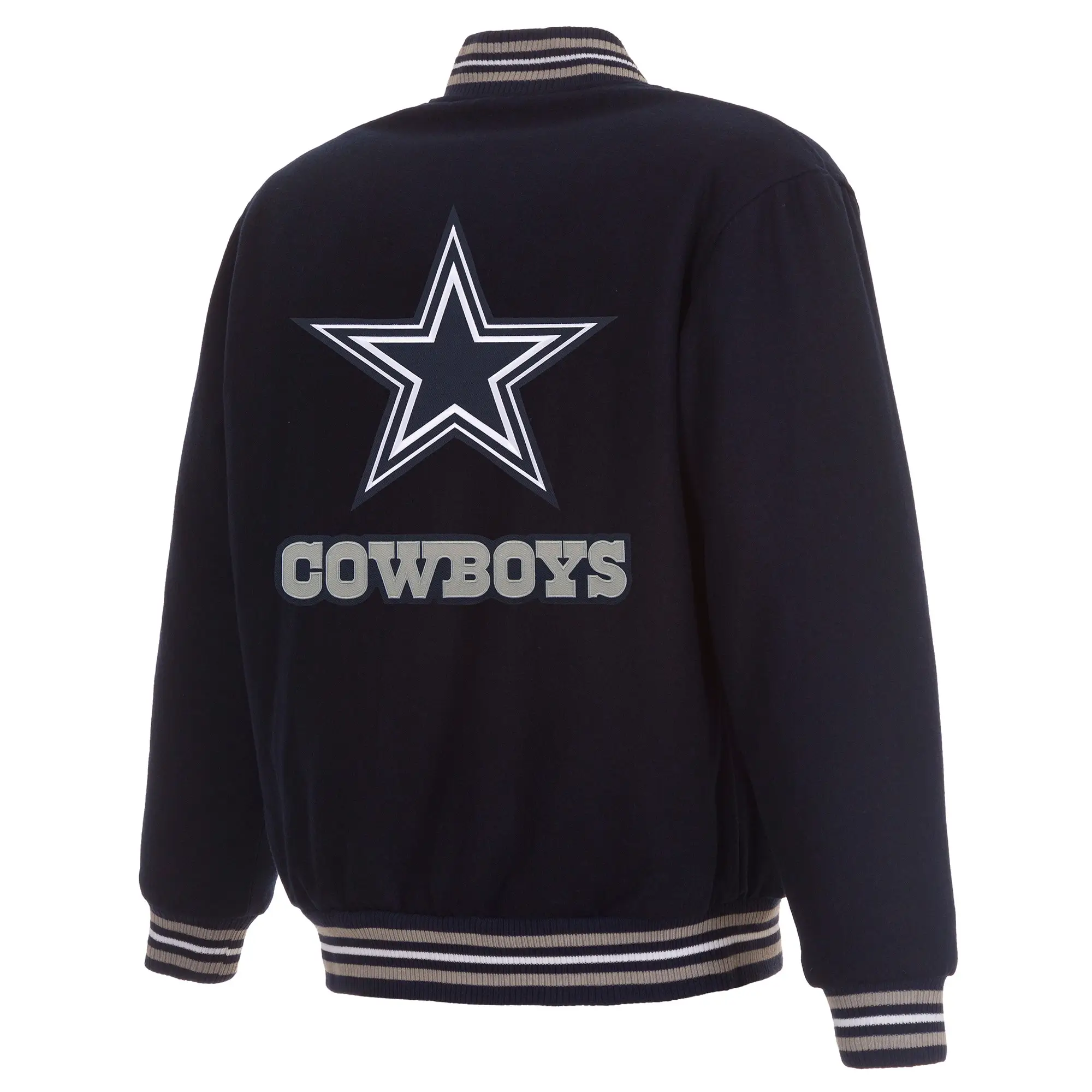 Alternative view of Dallas Cowboys One Color Wool Varsity Navy Jacket