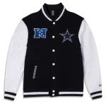 Dallas Cowboys Third Down Full-Snap Black/White Varsity Jacket