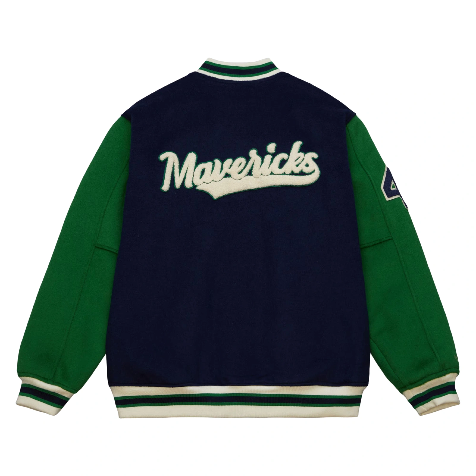 Alternative view of Dallas Mavericks Team Legacy Full-Snap Wool Varsity Jacket