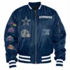 Dallas Cowboys Ma-1 Bomber Navy Jacket
