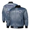 Dallas Cowboys Charcoal Bomber Full-Zip Jacket - Image 3