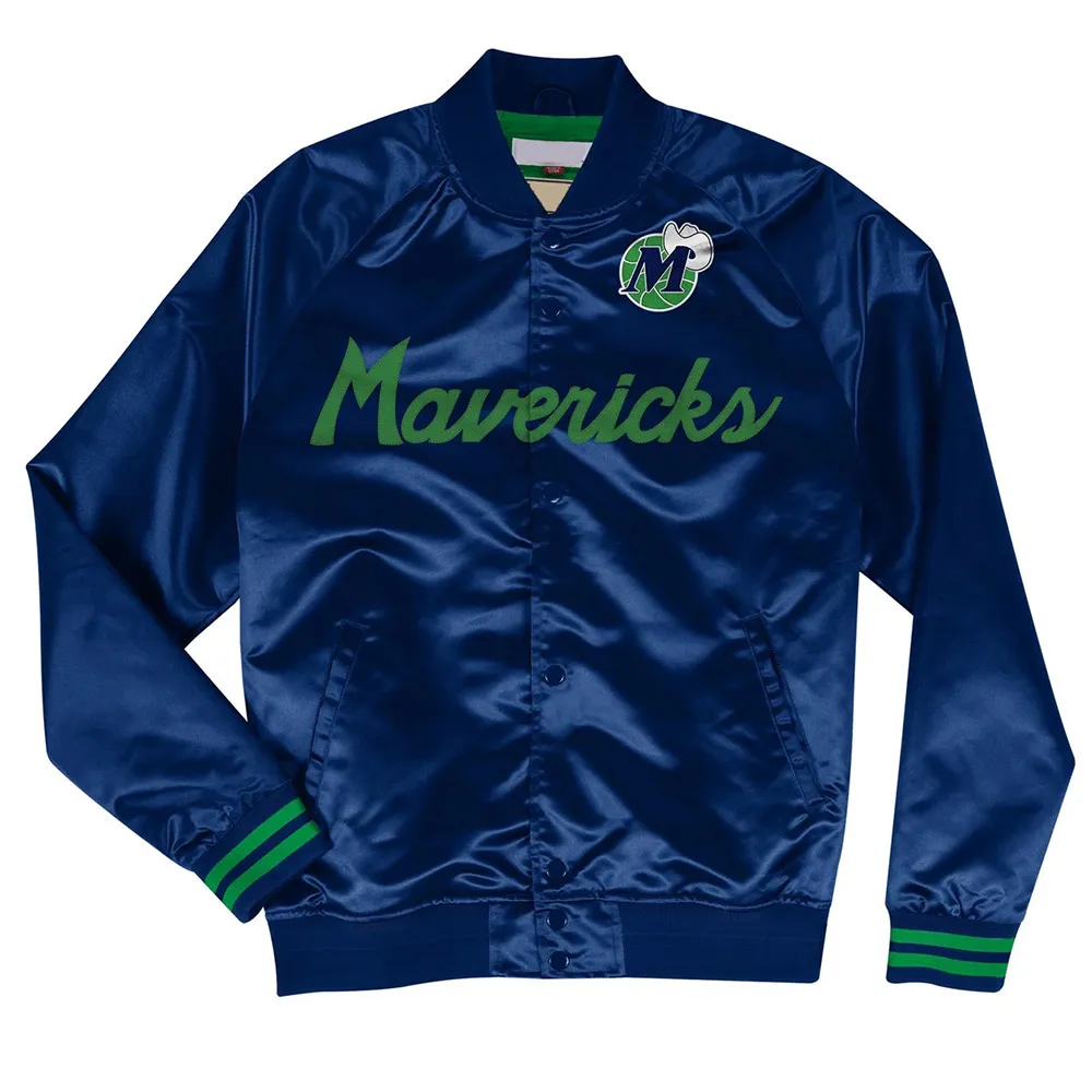 dallas mavericks hardwood classic satin jacket