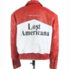 Lost Americana leather jacket inspired by Machine Gun Kelly’s The Tonight Show look