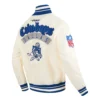 Dallas Cowboys Best Of  Cream Satin Jacket - Image 3