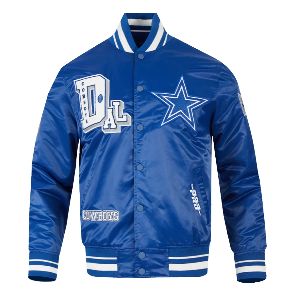 Dallas Cowboys Best Of Blue Satin Jacket