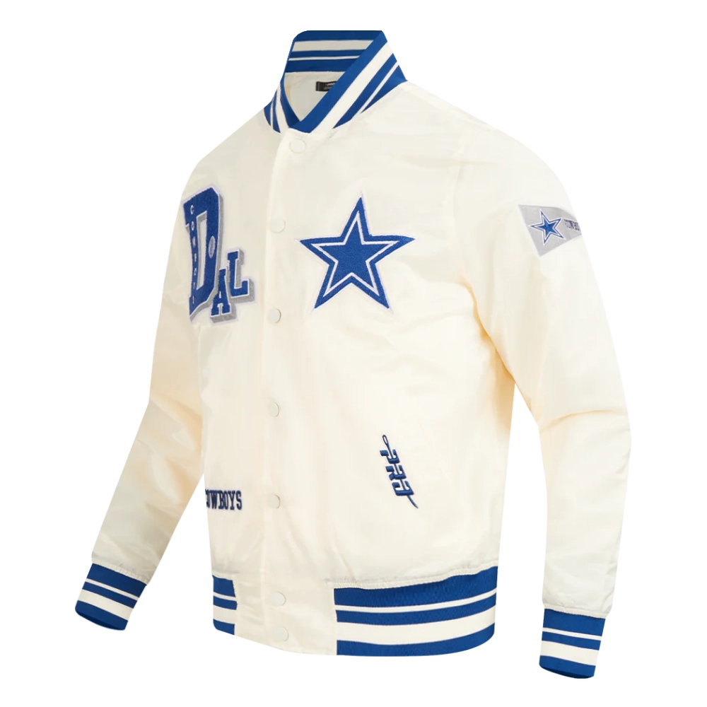 Alternative view of Dallas Cowboys Best Of  Cream Satin Jacket