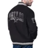 Dallas Cowboys Blackout Corduroy Varsity Jacket - Image 2