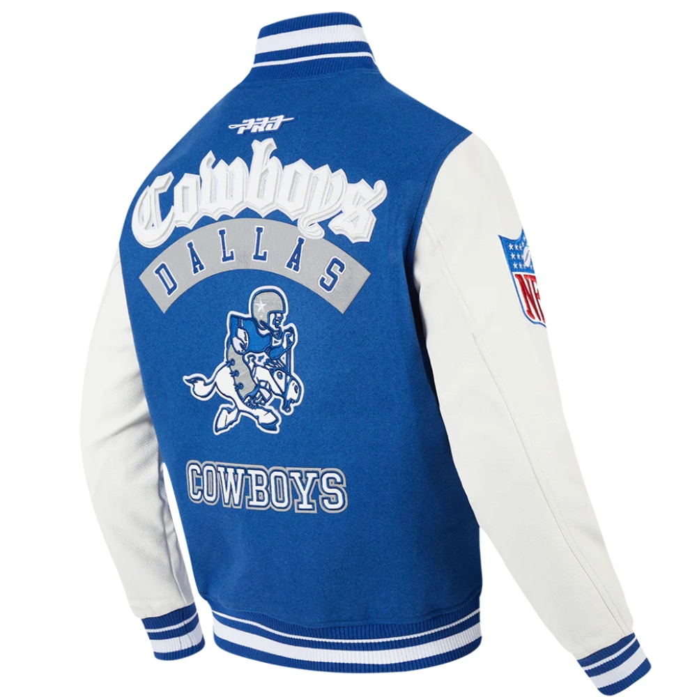 Alternative view of Dallas Cowboys Best Of Wool & Leather Varsity Jacket