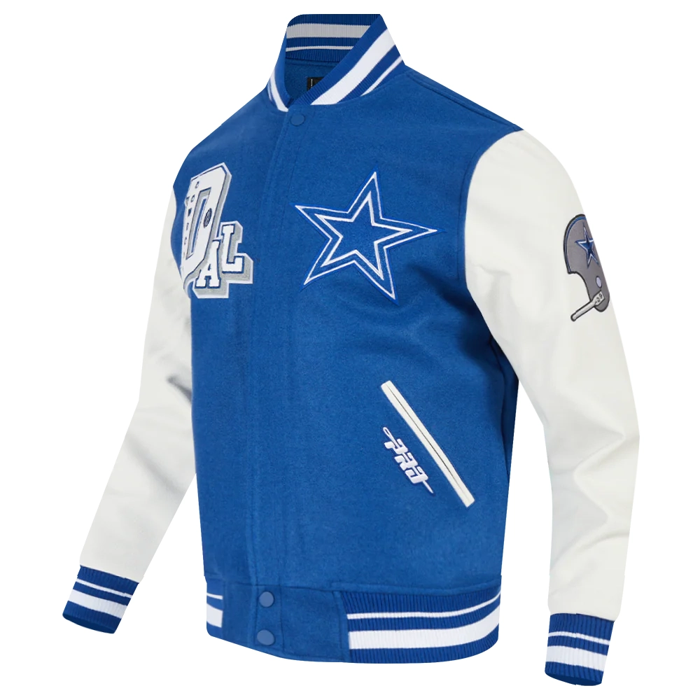 Dallas Cowboys Best Of Wool & Leather Varsity Jacket
