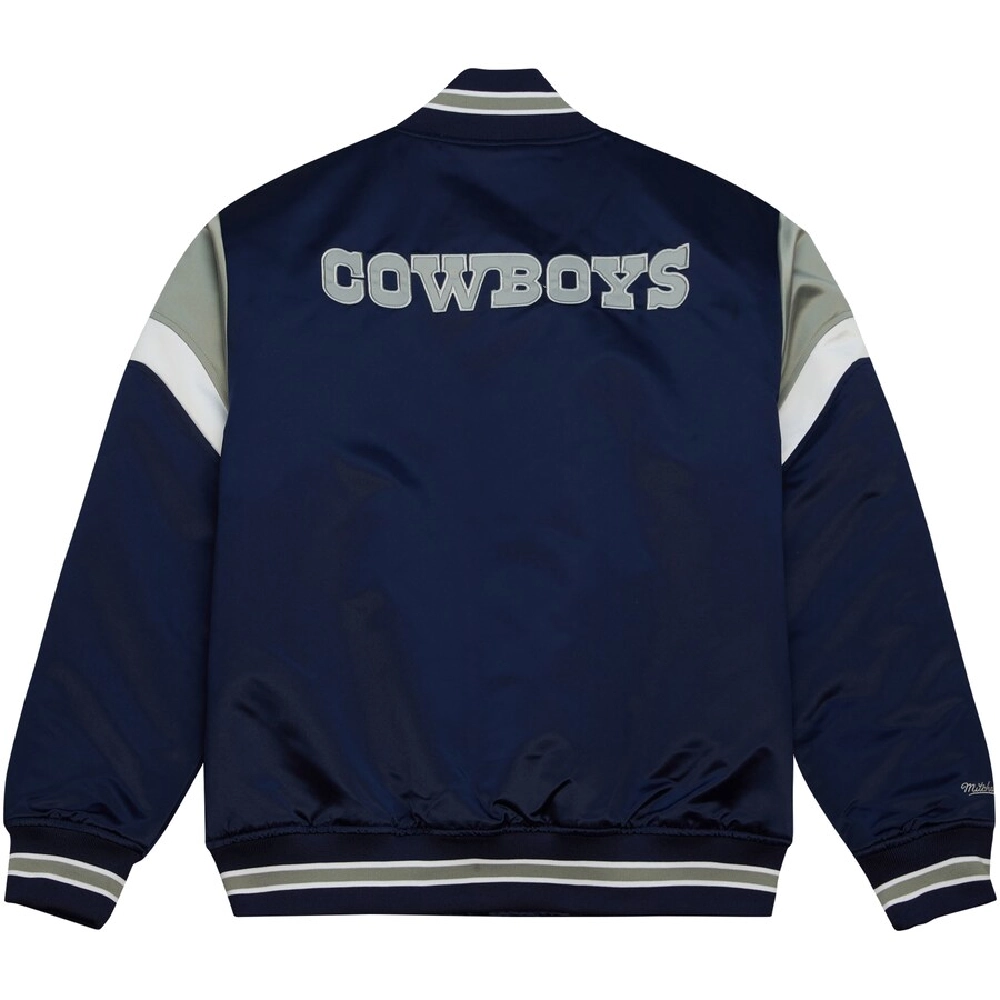 Alternative view of Dallas Cowboys Cooperstown Heavyweight Full-Snap Satin Jacket