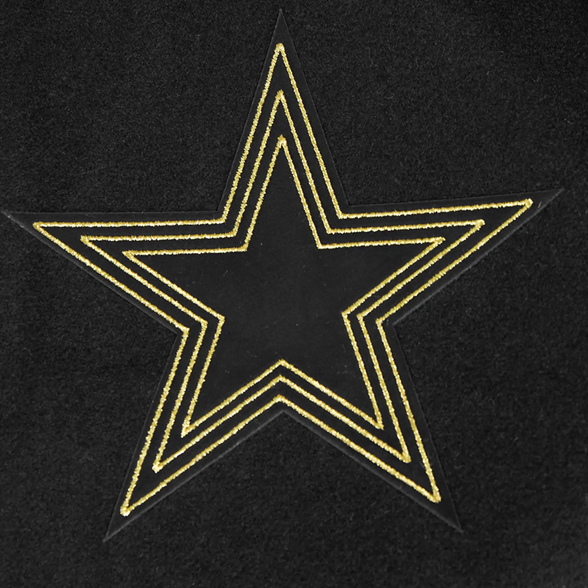 Dallas Cowboys Black & Gold Wool/Leather Varsity Jacket - Image 6