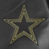 Dallas Cowboys Black & Gold Wool/Leather Varsity Jacket - Image 8