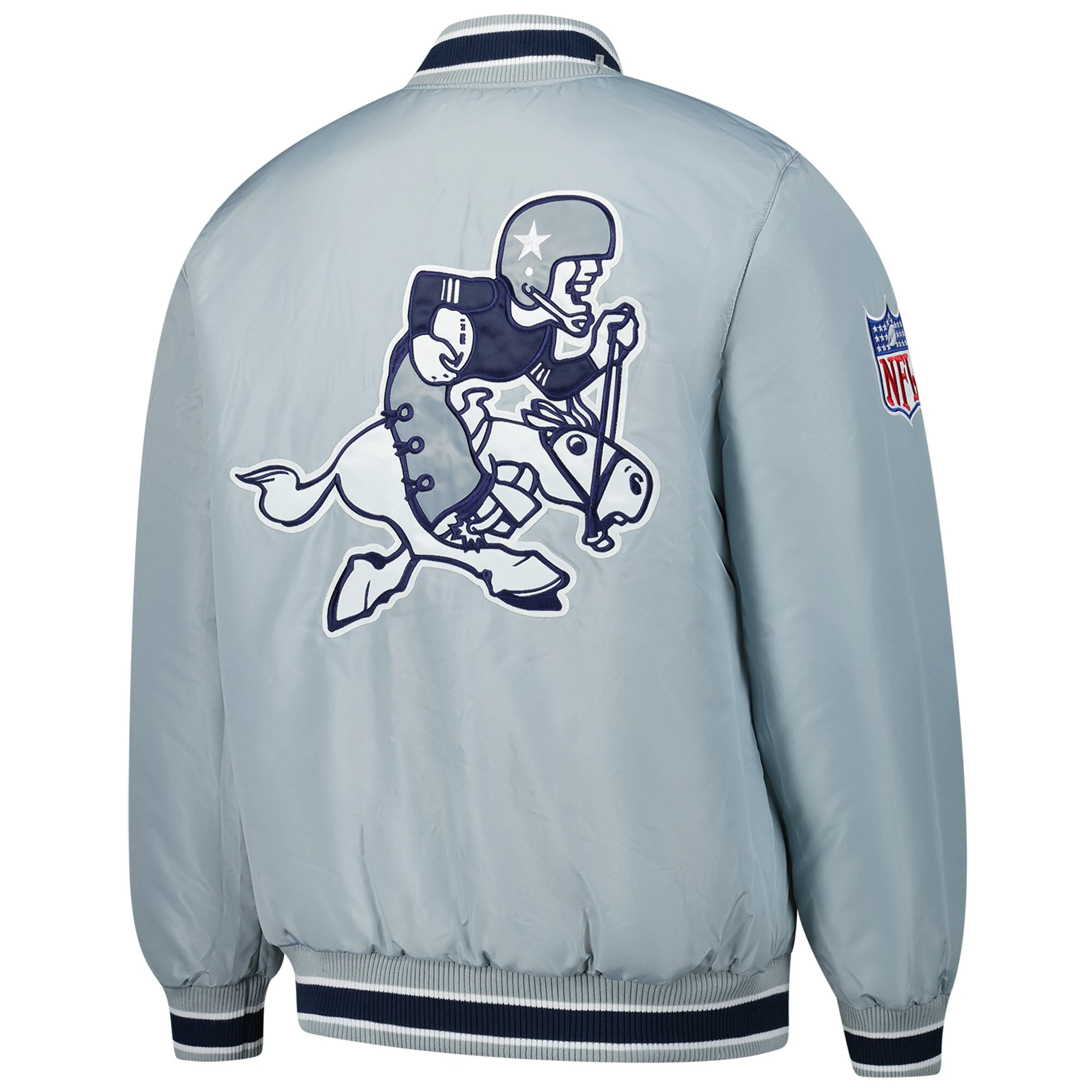 Alternative view of Dallas Cowboys Closer Gary Satin Varsity Jacket