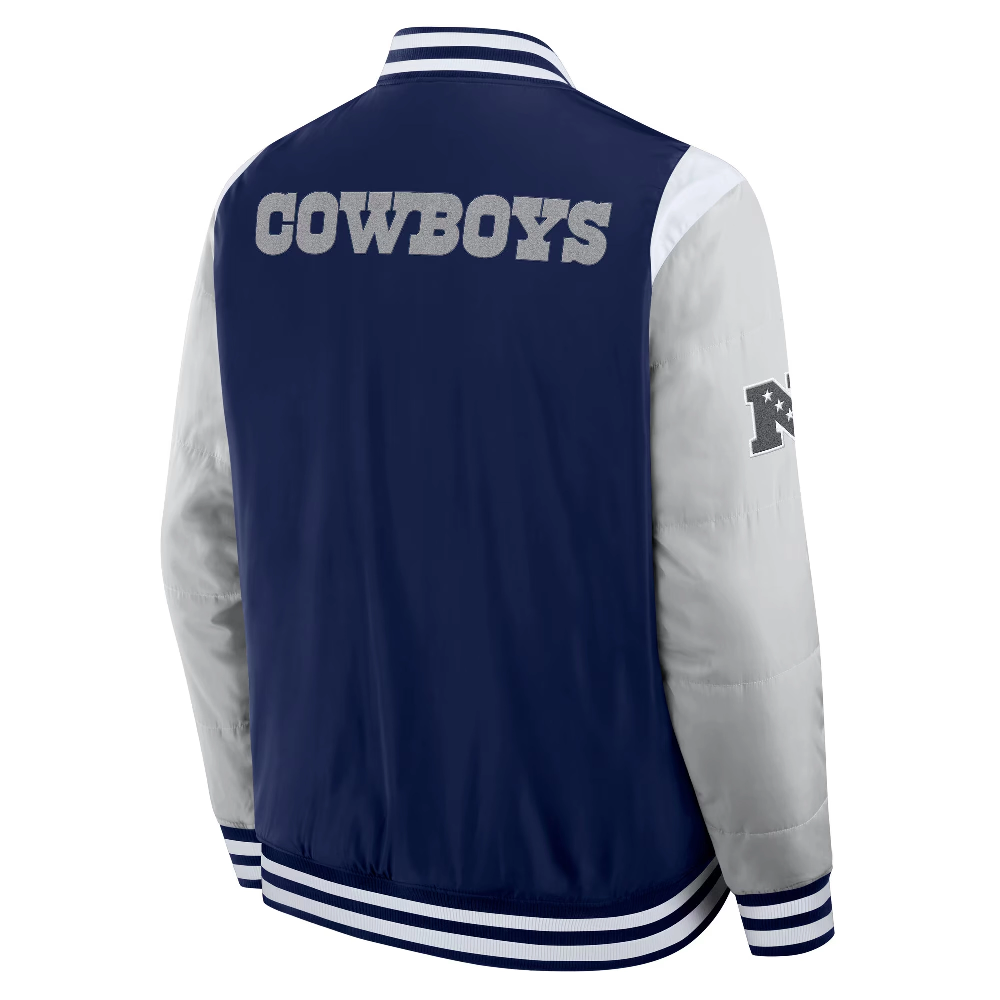 Alternative view of Dallas Cowboys Elements Elite Navy/Grey Satin Jacket