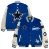 Dallas Cowboys Golf Wang Wool/Leather Jacket - Image 9