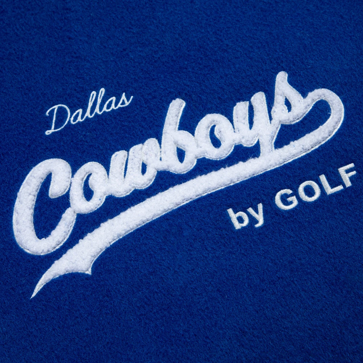 Dallas Cowboys Golf Wang Wool/Leather Jacket - Image 3