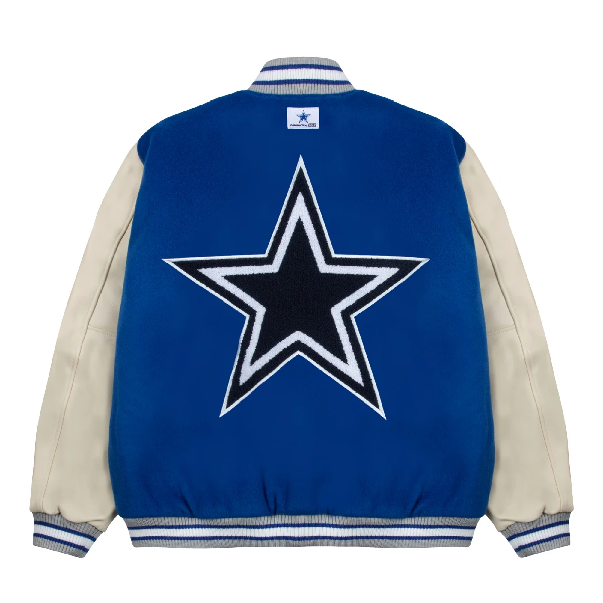 Alternative view of Dallas Cowboys Golf Wang Wool/Leather Jacket