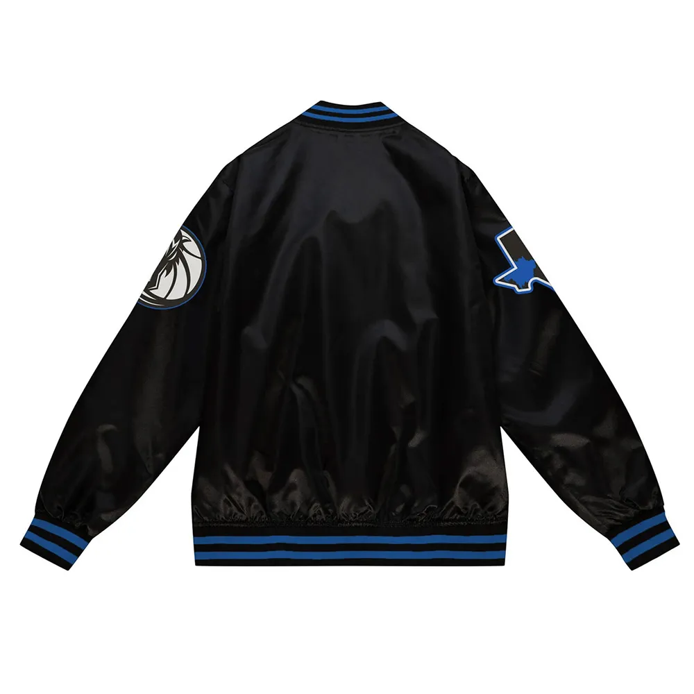 Alternative view of Dallas Mavericks 2023-24 City Edition Black Satin Jacket
