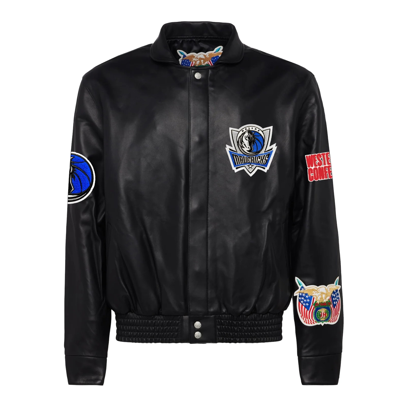 Dallas Mavericks Full Black Leather Jacket