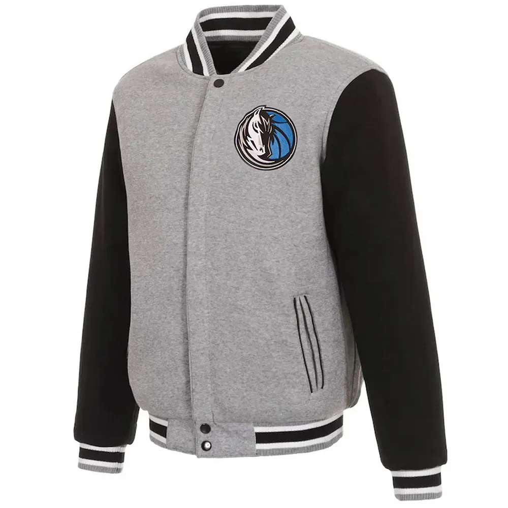 Dallas Mavericks Two Tone Full Wool Varsity Jacket