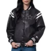 Dallas Cowboys Women's High Heat Black Leather Jacket