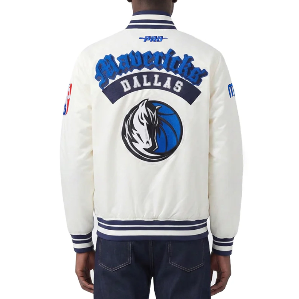 Alternative view of Dallas Mavericks Best Of Cream Satin Jacket