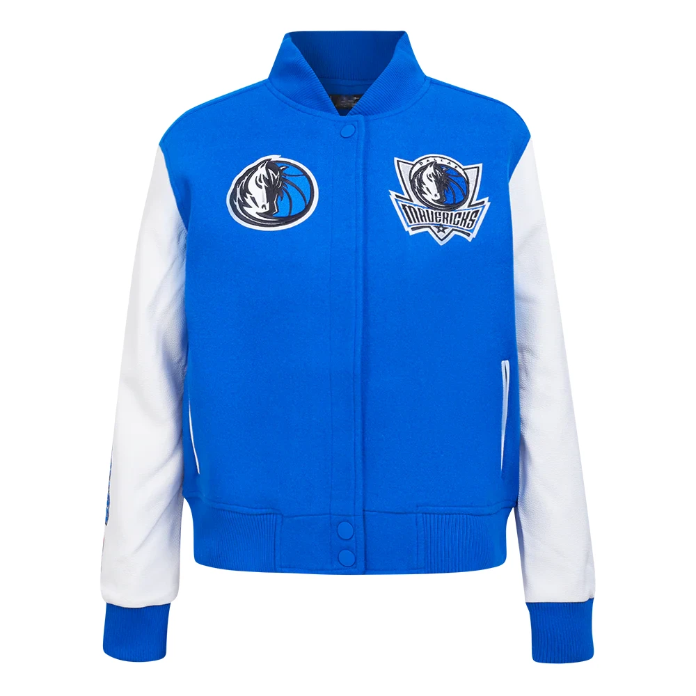 Dallas Mavericks Women's Classic Wool/Leather Jacket