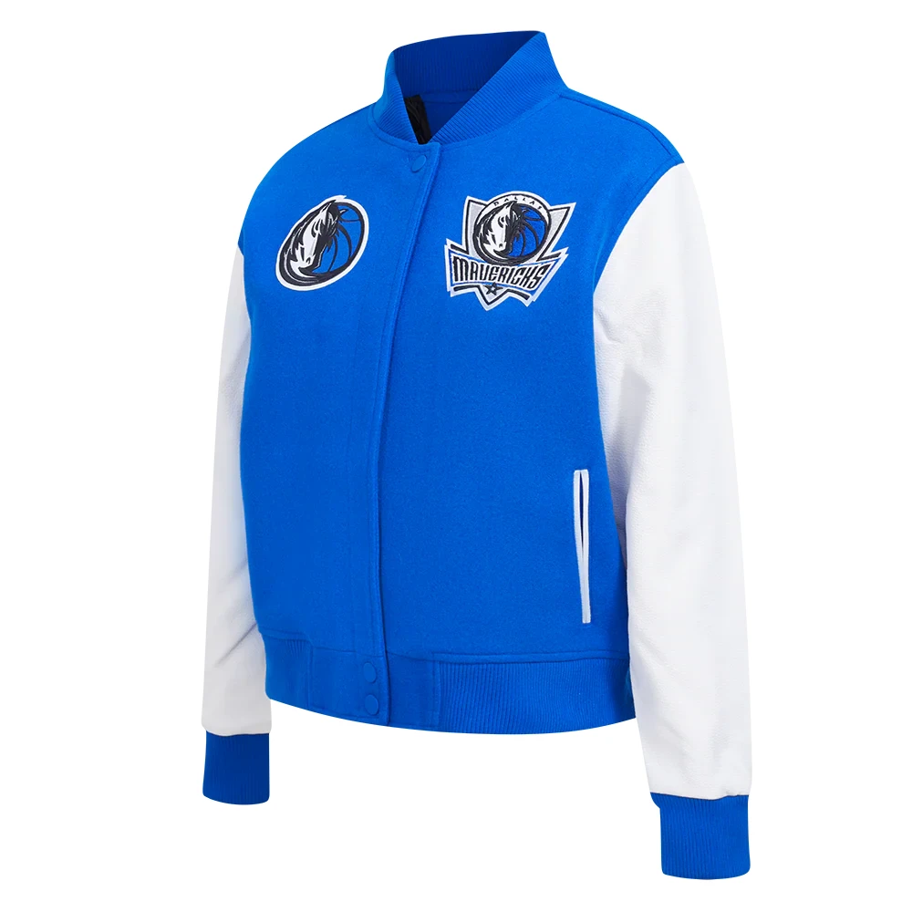Alternative view of Dallas Mavericks Women's Classic Wool/Leather Jacket