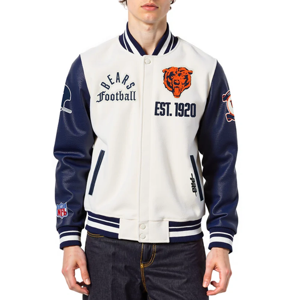 Chicago Bears Modern Originals Wool/Leather Jacket