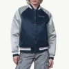 Dallas Cowboys Women's Final Score Navy/Silver Satin Jacket